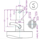 Moteur Unicum Pl2010 -170Nm-106+189Mm-V3-Abriblue