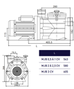 Pompe MJB 24-28 MONO 2cv