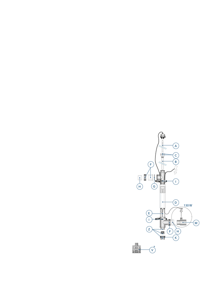 Sterilisation Uv-C Signal Blue Lagoon- 75W 