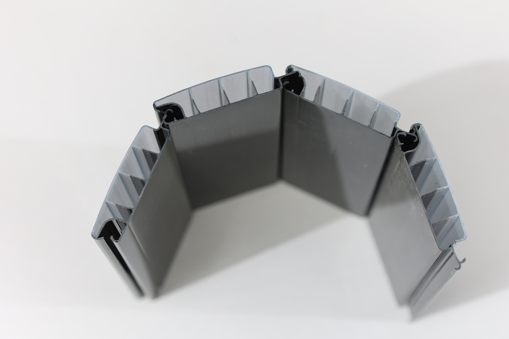 Paquet de 16 lames Polycarbonate Platinium bouchonnées 3970mm