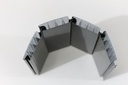 Paquet de 16 lames Polycarbonate Platinium bouchonnées 3970mm