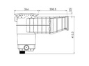 Skimmer Design A500 NHL - Béton/Liner