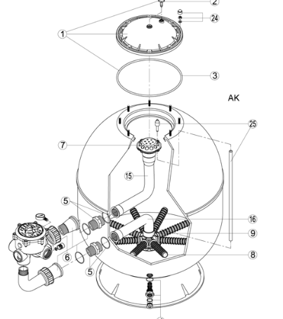 [500200061100-RRFI006.11R] Raccord Union Vanne  2" - BALEAR/ARTIC/SAN SEB - RRFI0006.11R (6)