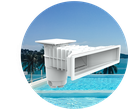 Skimmer Design A500 NHL - Béton/Liner