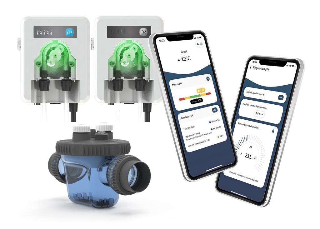 Automatische Dosering Chloor & pH Orpheo VP Wifi