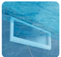 [80492GPPG 3007150299] Sierlijst skimmer A500 Design (PPG exclusif) (Gris)