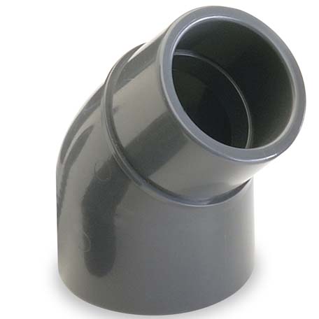 Knie 45° reductie F 63X F 63