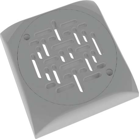 Kit Grille Bonde De Fond Design Gris Clair