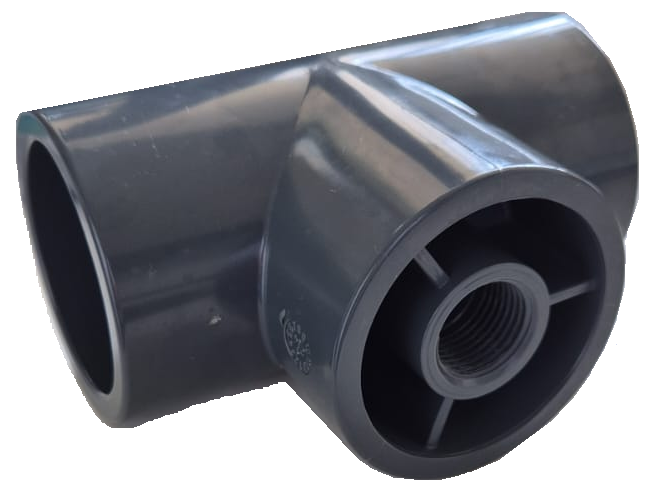 Te 90° 50 F X 50 F X 1/2" F