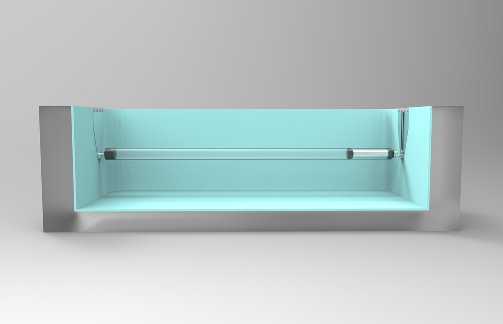 Kit inbouwdelen Onderwateras 350 Nm - Renovatie met platen