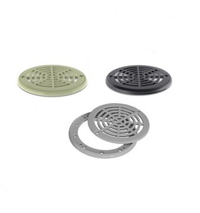 [63158G 3007150276] Kit Grille Et Bride Bonde De Fond Elegance (Gris)