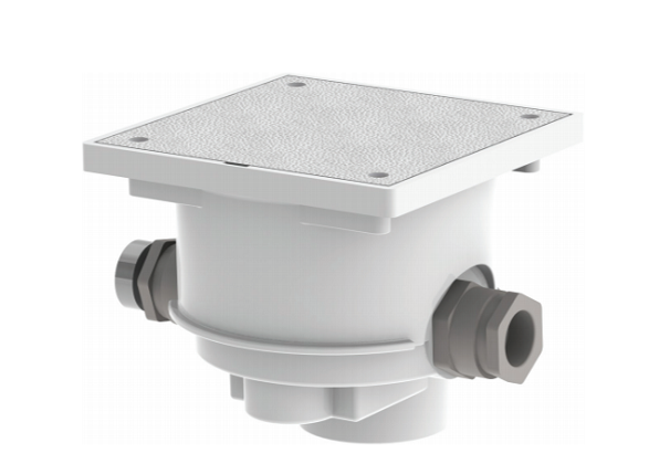 [*63004G 3007150271] Boite De Jonction 2 Sorties (Gris)