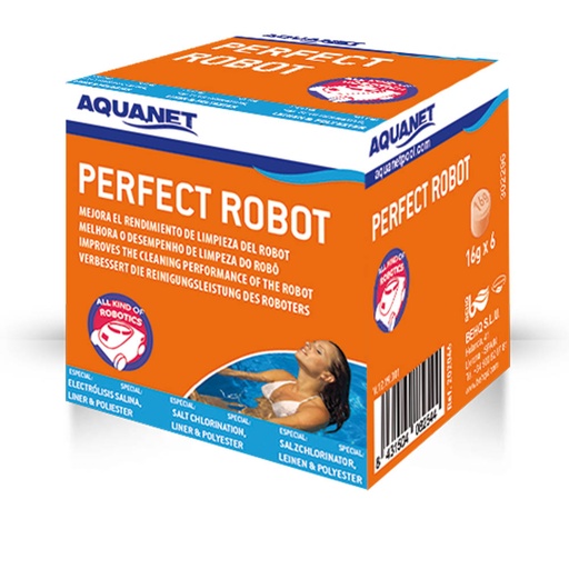 [BHPERFECTROBOT96gr 202046] Vlokmiddel Robot - 96 Gr (6 tabletjes)