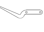 [Guide Lames PVC Hors-sol] Guide Directionnels Volet Hors-sol Lames PVC (Kit - 2 pièces)