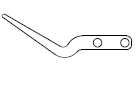 [Guide lames Polycarbonates Hors-sol] Guide Directionnels Volet Hors-sol avec escalier roman - Anti Algues ECLIPSE (Kit - 2 pièces)