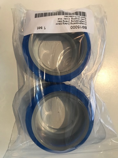 [B915000-F 3003065550] Blue Lagoon  - Raccords union (set de 2)(F)