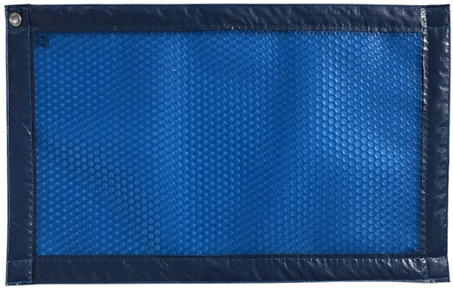 [BS-400-LUXE] Couverture Bordee 4 Cotes Bleu Solaire