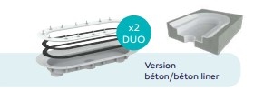 [800450PAS 3007150185] Pièce à Sceller Béton/Liner Bulléo et Effervescence SOLO/DUO (La Pièce)