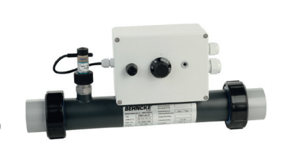 Elektrische Verwarming met thermostaat en flow switch 230V