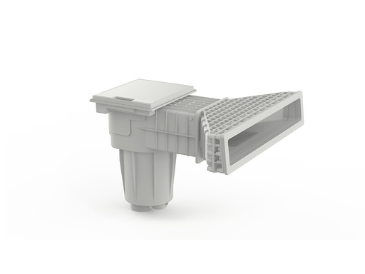 [X600CW 3007140176] Skimmer Hayward X-Pro 600 Beton Wit