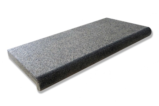 [*28280-4917] Margelle A Bord 1/2 Lune Droite + Nez  - 600 X 400 X 20