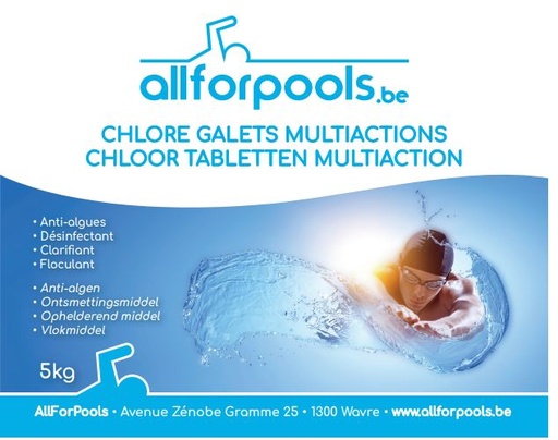 [AFPCGaletMultiaction] Chloor Tabletten Multi-action - 5 kg 