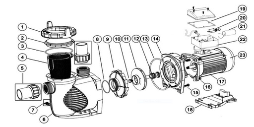 [01311047] Sph_ Turbine  Pour Sph 100(50Hz)(11)