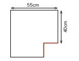 [5082] Margelle A Bord 1/2 Lune + Nez - Angle Interieur 90° -550*400*20-40